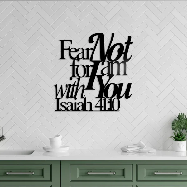 Faith & Inspiration – Bible Quote Metal Wall Hanging
